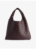 Bottega Veneta Intrecciato large shoulder bag in lamb leather - British product