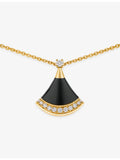 Bvlgari Divas' Dream necklace, 18ct gold, black onyx and diamond (British brand)