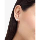 Bvlgari Divas' Dream rose-gold stud earring, mother-of-pearl pavé diamonds, UK version