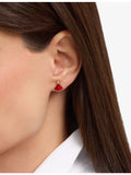 Bvlgari Divas' Dream rose gold stud earring with carnelian (British brand)