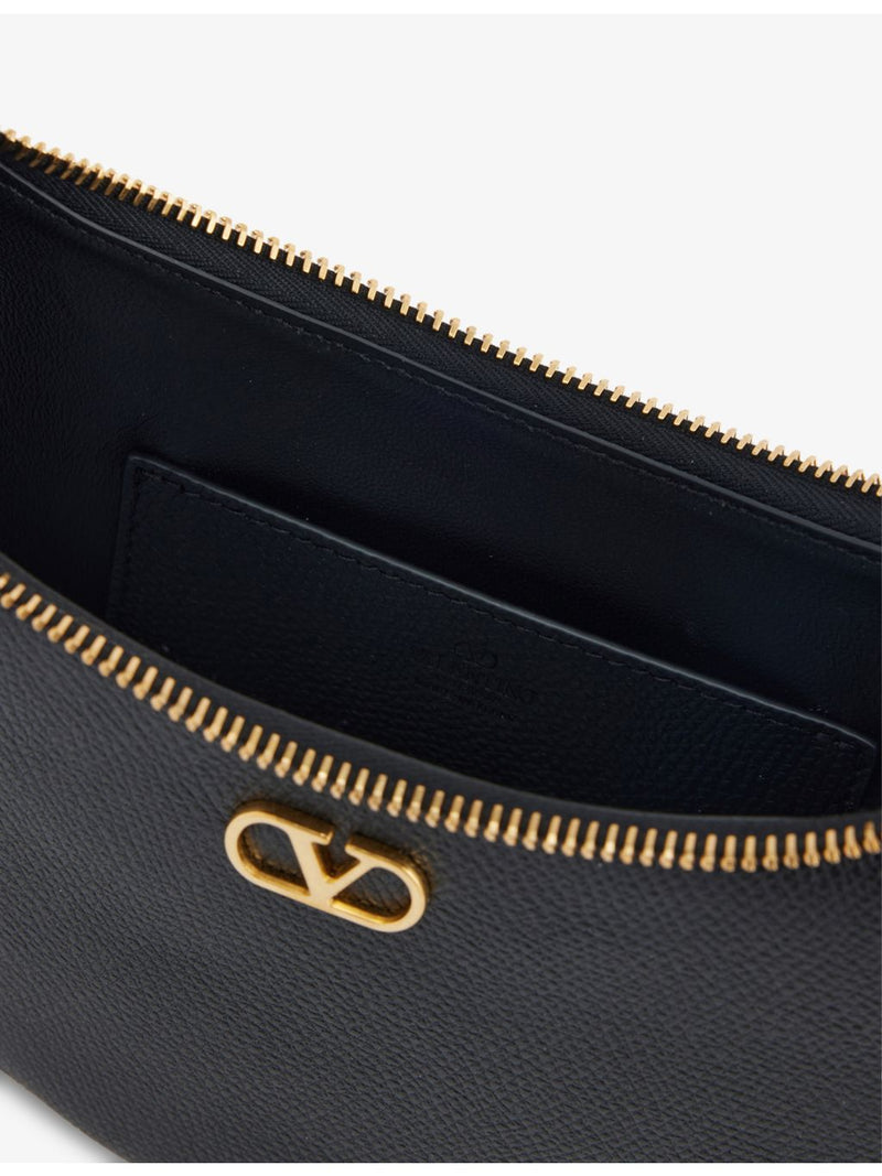 Valentino Garavani Vlogo Signature mini leather hobo bag, UK version