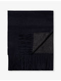 Eton fringed cashmere scarf, 100% cashmere (British brand)