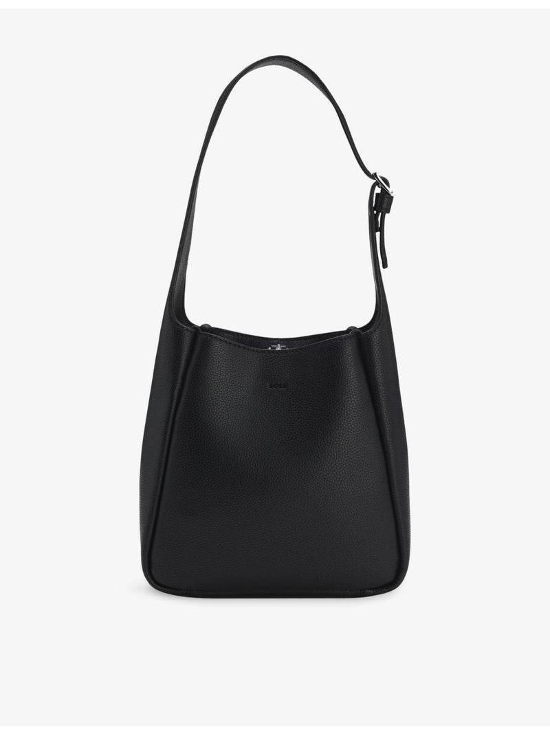 BOSS faux-leather shoulder bag with adjustable strap - British product