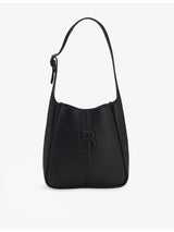selfridges BOSS Brand-Embossed Faux-Leather Shoulder Bag- Buy online at McGrocer