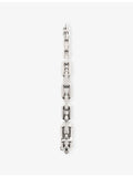 Phoria Runaway graduated silver and white topaz necklace (British brand)