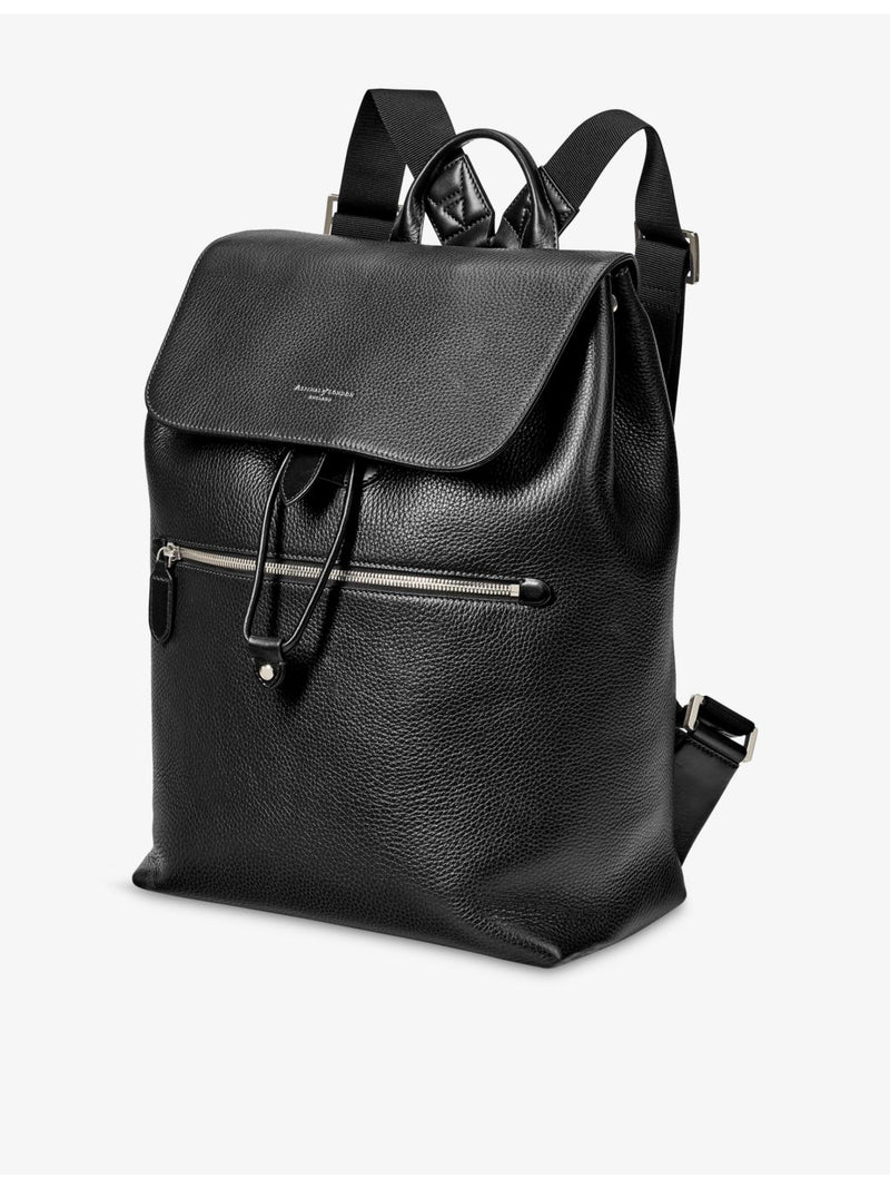 Aspinal of London Reporter leather backpack 18L, imported from the UK