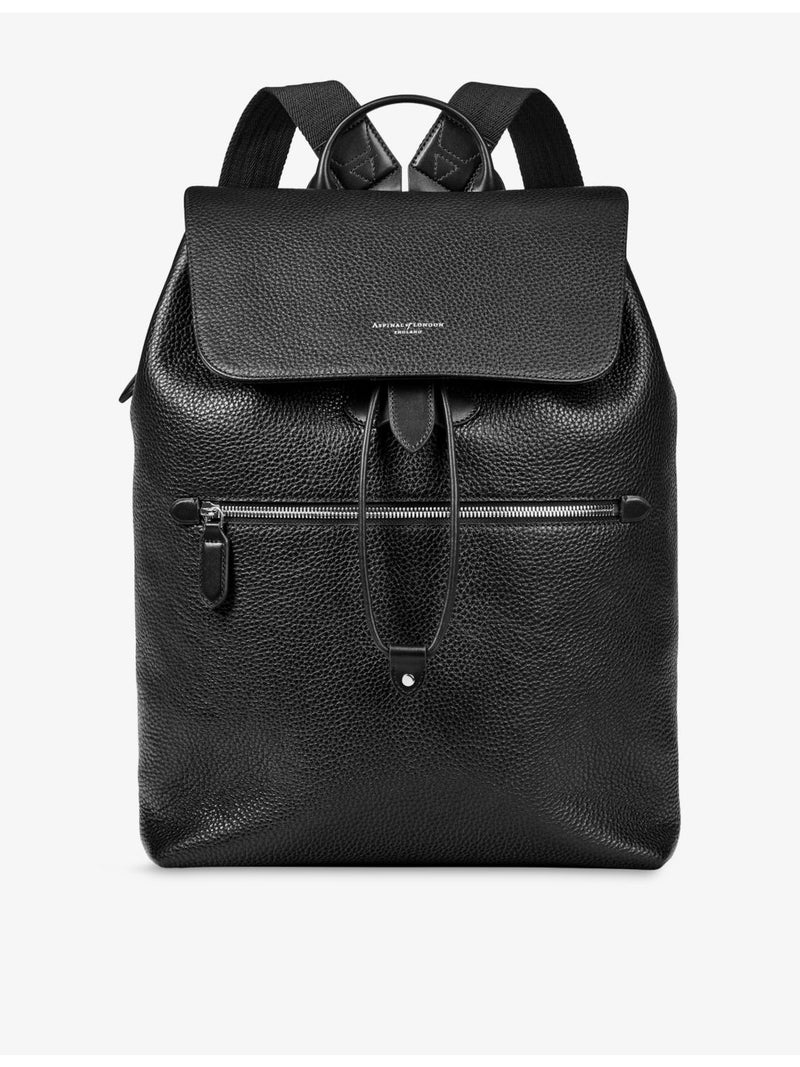 Aspinal of London Reporter leather backpack 18L, imported from the UK