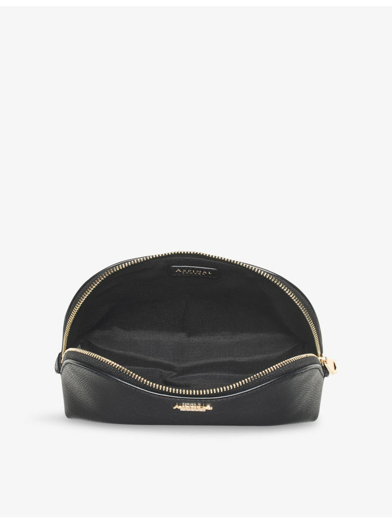 Aspinal of London small saffiano leather cosmetic case (British brand)
