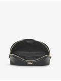 Aspinal of London small saffiano leather cosmetic case (British brand)