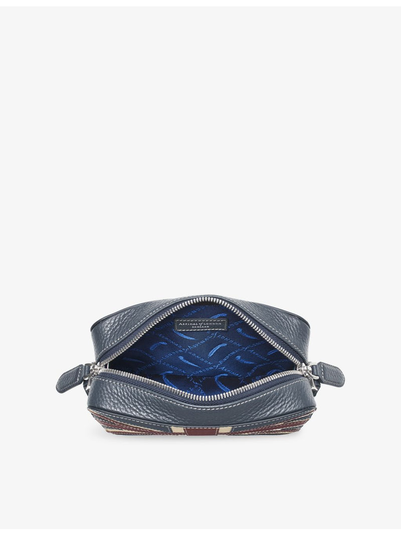 Asplinal of London Union Jack leather camera bag (British brand)