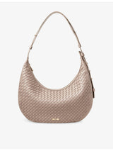 selfridges Aspinal of London Soho Large Crescent Leather Shoulder Bag- Buy online at McGrocer