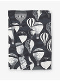 Aspinal of London merino-silk scarf with abstract pattern, imported from the UK