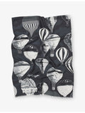Aspinal of London merino-silk scarf with abstract pattern, imported from the UK