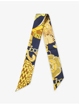 selfridges Aspinal of London Skinny Silk Scarf 87 x 5.8cm- Buy online at McGrocer