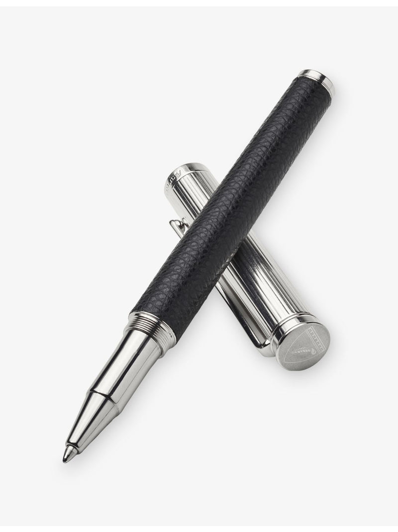 Aspinal of London rollerball pen in leather case, 5.3 inches - British product