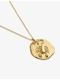 Monica Vinader pendant necklace Scorpio zodiac 18ct gold vermeil 41-46cm - British product