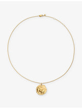 selfridges Monica Vinader Taurus Zodiac 18ct Yellow Gold Vermeil Pendant Necklace 41-46cm- Buy online at McGrocer