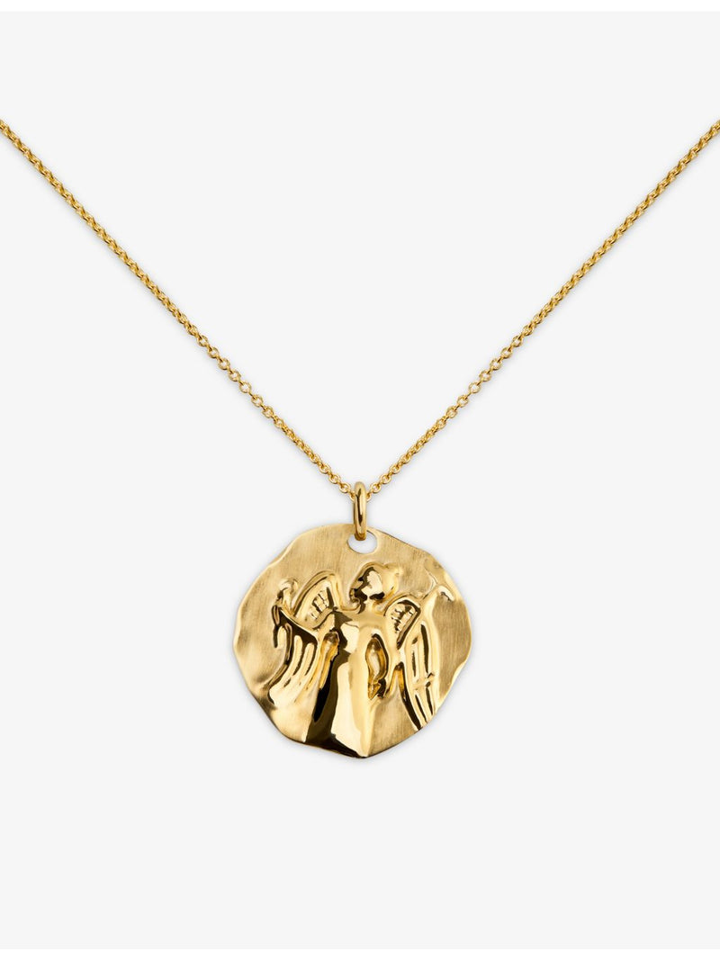 Monica Vinader Virgo zodiac gold vermeil pendant necklace, UK version