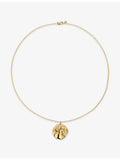 Monica Vinader Virgo zodiac gold vermeil pendant necklace, UK version