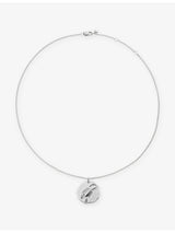 selfridges Monica Vinader Scorpio Zodiac Sterling Silver Pendant Necklace 41-46cm- Buy online at McGrocer