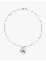 selfridges Monica Vinader Taurus Zodiac Sterling Silver Pendant Necklace- Buy online at McGrocer