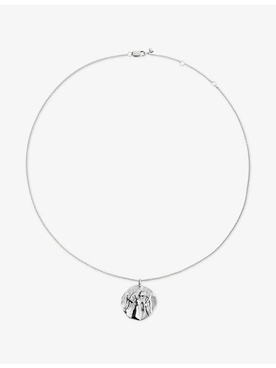 selfridges Monica Vinader Virgo Zodiac Sterling Silver Pendant Necklace 41-46cm- Buy online at McGrocer
