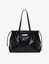 selfridges Maje Miss M Crackled-Leather Tote- Buy online at McGrocer