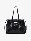 Maje Miss M crackled leather tote bag - British product