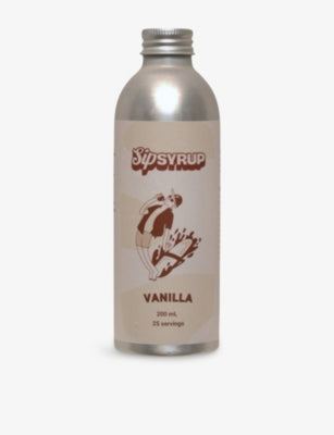 Sip Syrup vanilla syrup 200ml bottle (British brand)