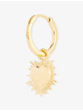 Rachel Jackson mini heart gold-plated earring necklace set - British product