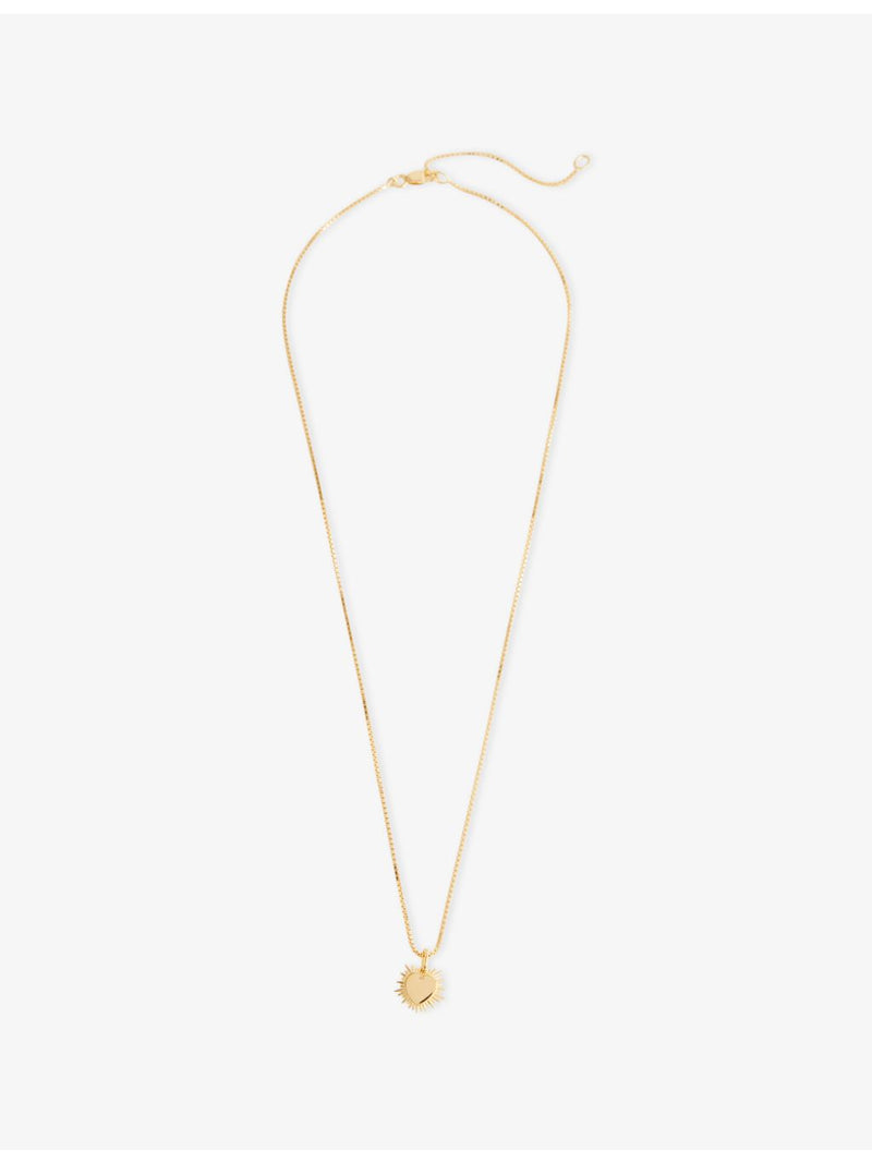 Rachel Jackson mini heart gold-plated earring necklace set - British product