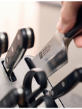 Zwilling seven-piece stainless steel knife block set, UK version
