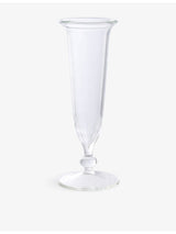 selfridges The White Company Fluted Glass Vase 21.5cm- Buy online at McGrocer
