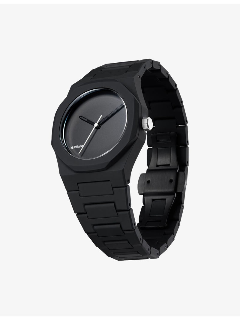 D1 Milano polycarbonate quartz watch 37mm, imported from the UK