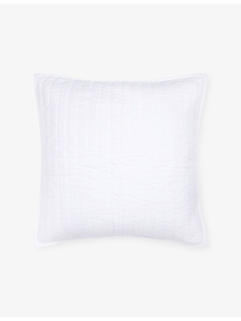 The White Company Seville medium cotton cushion - British product