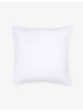 The White Company Seville medium cotton cushion - British product