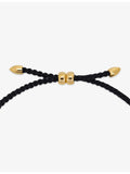 Monica Vinader vermeil cord bracelet with diamond pendant, imported from the UK