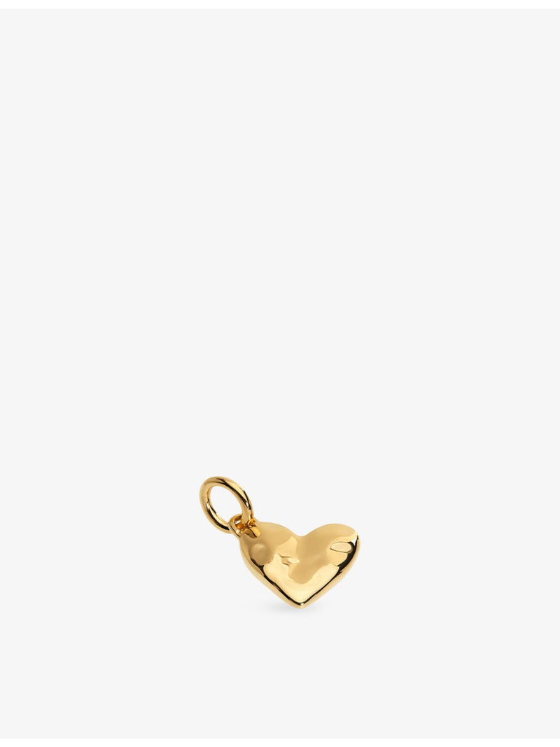 Monica Vinader heart pendant charm 18ct yellow gold vermeil, UK version