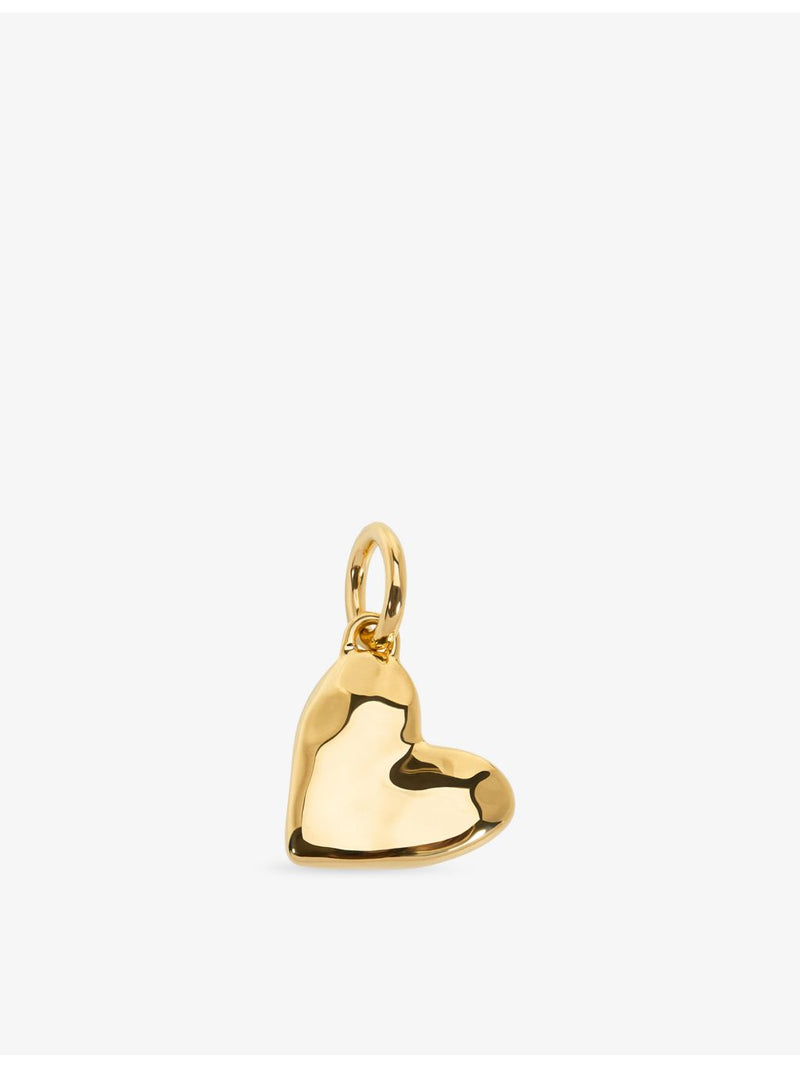 Monica Vinader heart pendant charm 18ct yellow gold vermeil, UK version