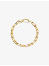 selfridges Monica Vinader Alta Mini 18ct Yellow Gold Vermeil Chain Bracelet- Buy online at McGrocer