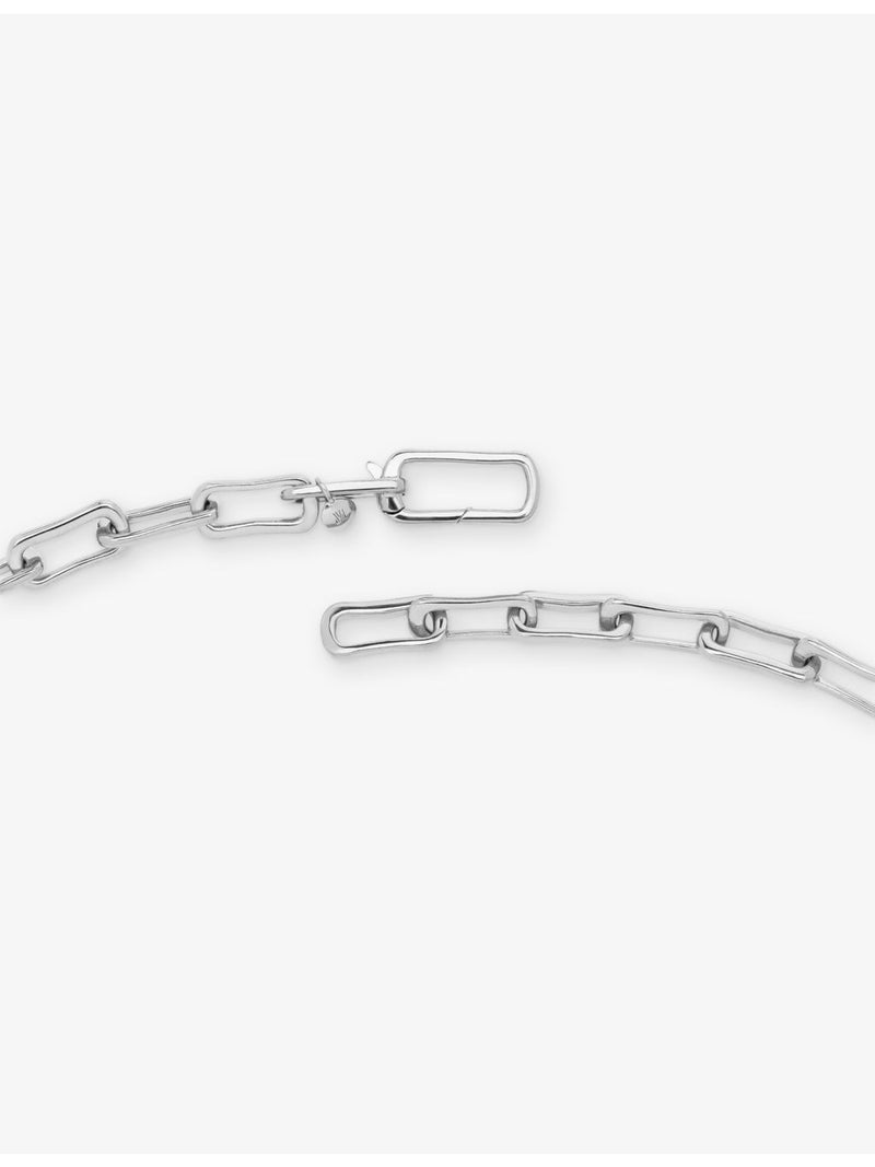 Monica Vinader Alta Mini sterling silver chain bracelet, UK version