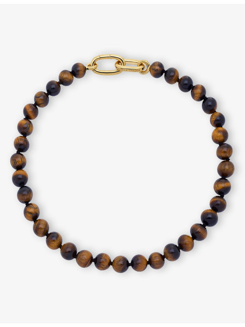Monica Vinader tiger's eye necklace 43cm - British product