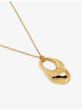 Monica Vinader Antica Large 18ct yellow gold vermeil necklace - British product