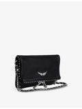 Zadig Voltaire Rock Nano leather clutch bag - British product