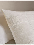 White Company Dayton square cotton cushion 50cm - British product
