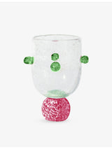 selfridges Liliana Dotty Orchid Glass Tumbler- Buy online at McGrocer