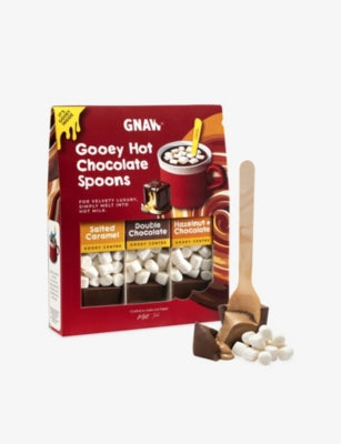 Indulgent Trio Hot Chocolate Spoons Gift Set 120g