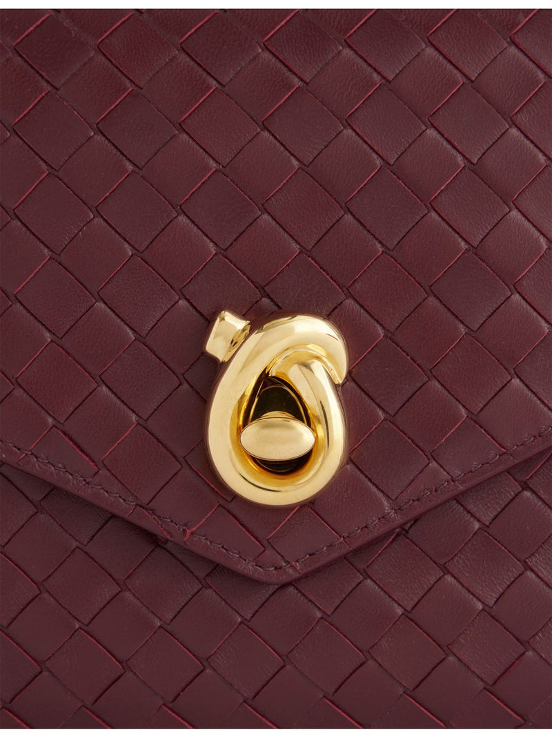 Bottega Veneta Knot leather shoulder bag 25cm (British brand)