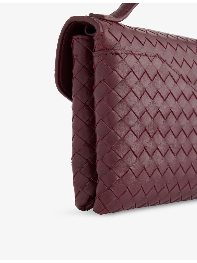 Bottega Veneta Knot leather shoulder bag 25cm (British brand)