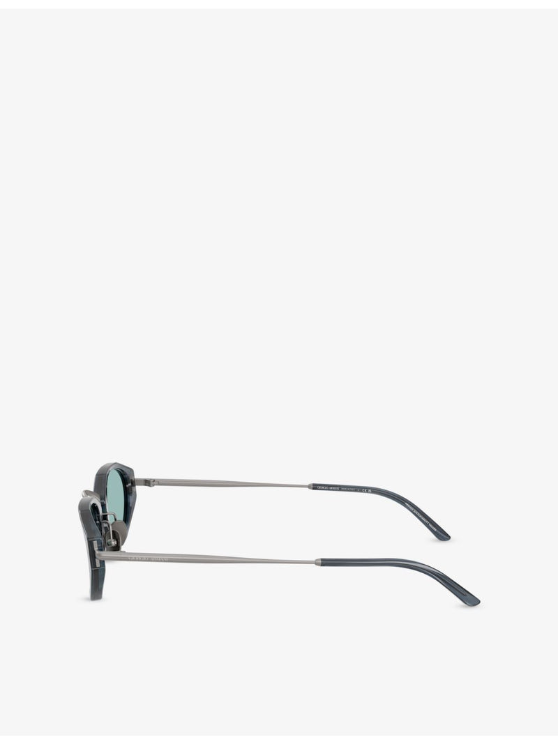 Giorgio Armani oval-frame acetate sunglasses (British brand)